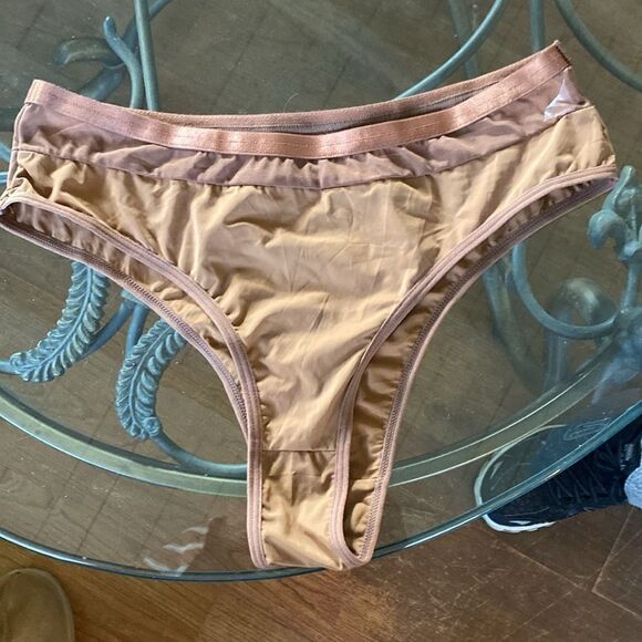 Silky Bronze Bra and panty Set size large. See measurements in photos nwot - Picture 6 of 13